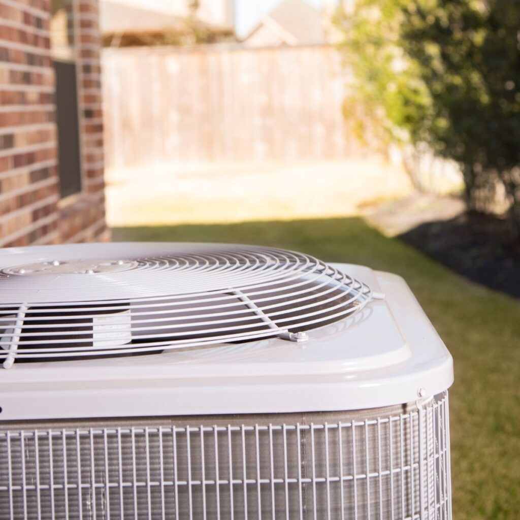 hvac unit in the shade