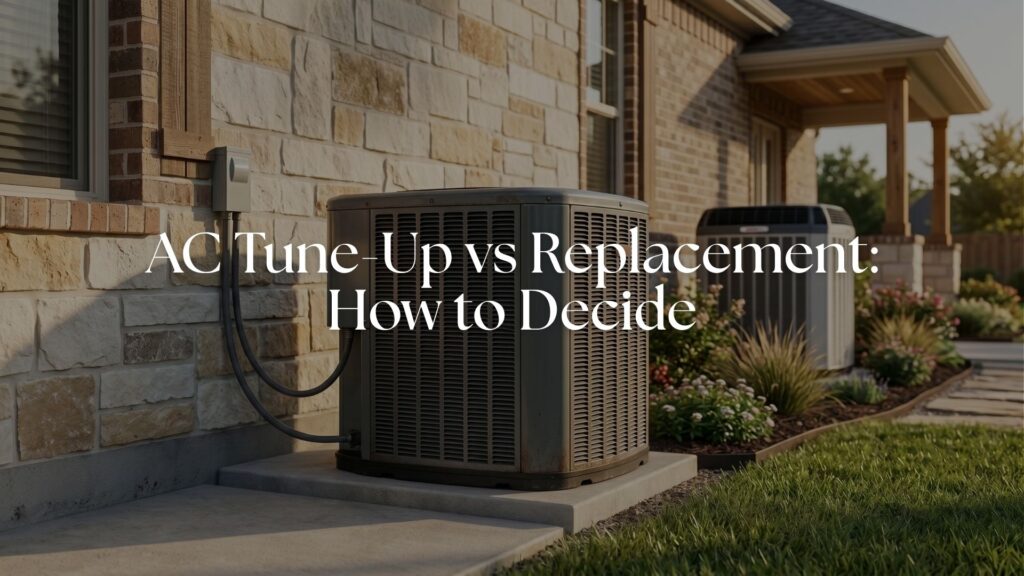 AC Tune-Up vs Replacement in San Antonio: How to Decide