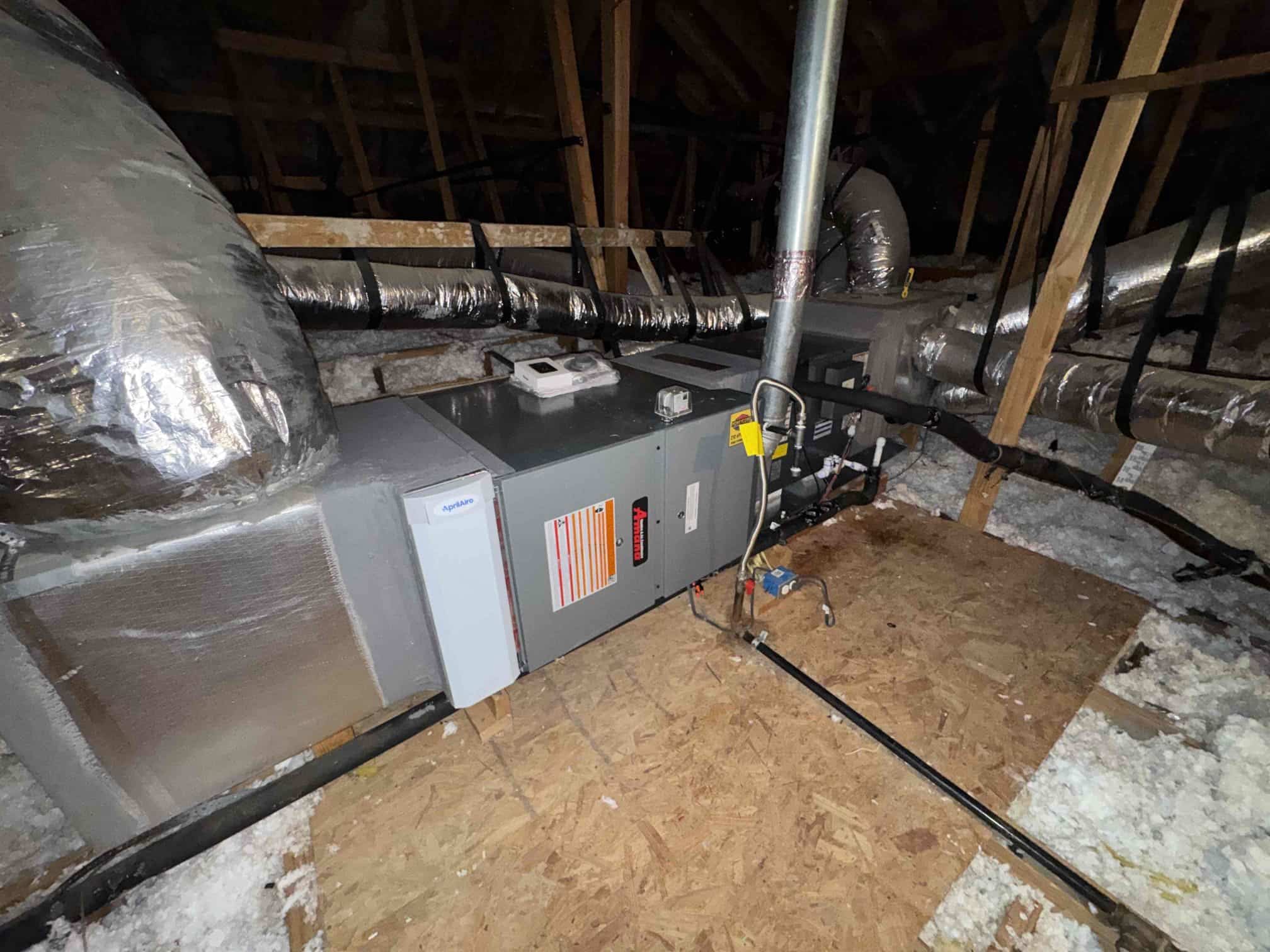After: the new Amana system installed by Honeycomb