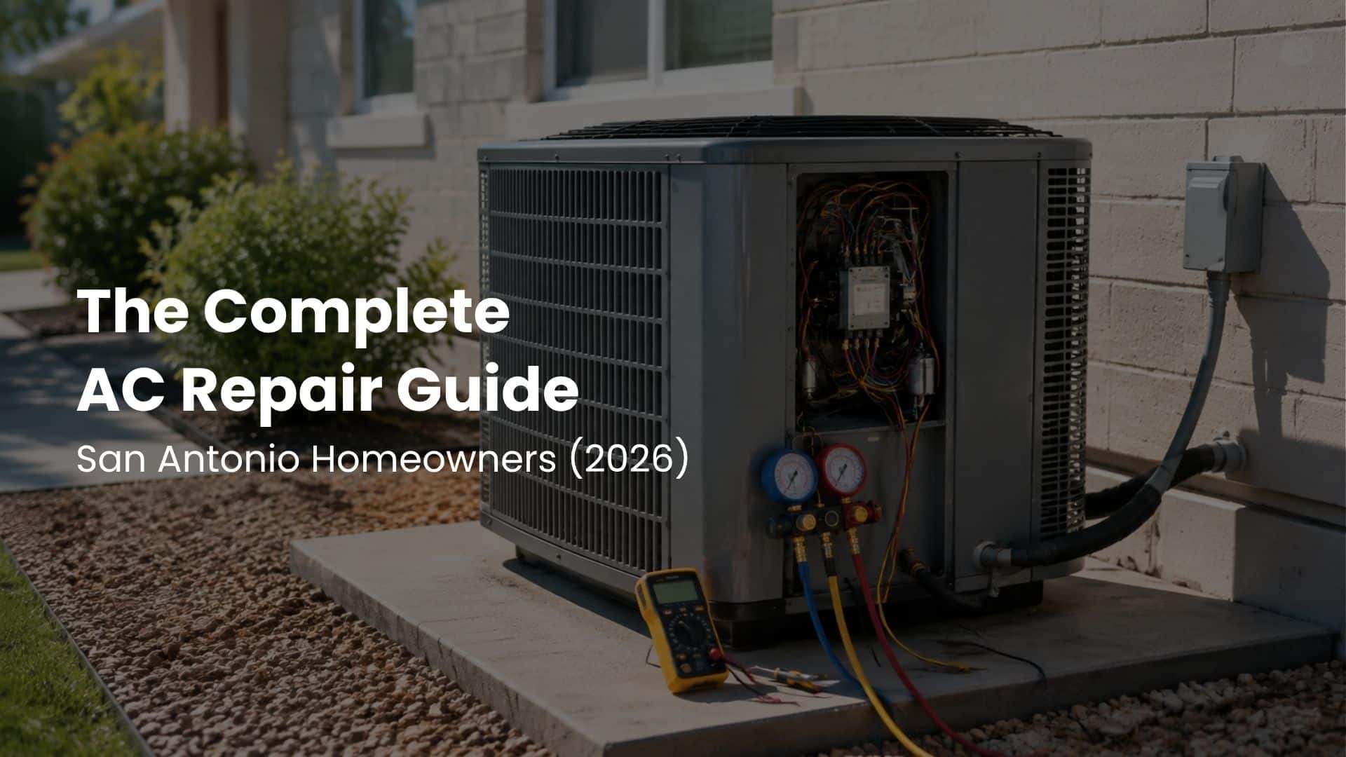 The Complete AC Repair Guide for San Antonio Homeowners (2026)