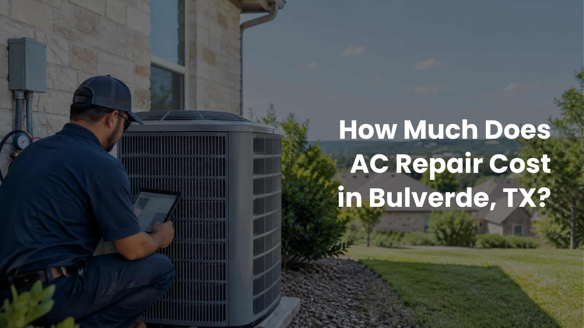 How Much Does AC Repair Cost in Bulverde, TX?